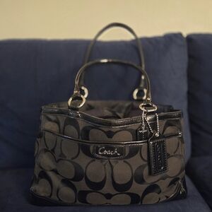 Coach Black and Gray Women's Bag